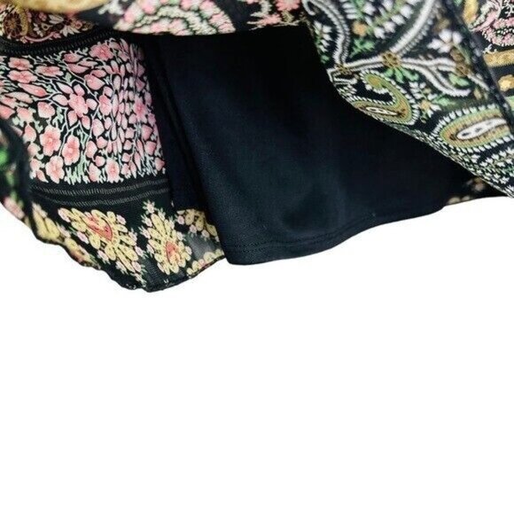 NEW Directions Women's Top Geo Print Multi Color Off The Shoulders Tunic Size XL - Picture 7 of 8